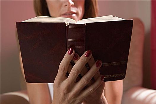 女人,读,圣经