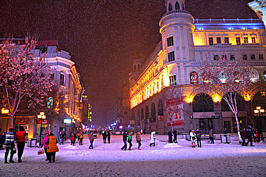 冬日里的哈尔滨