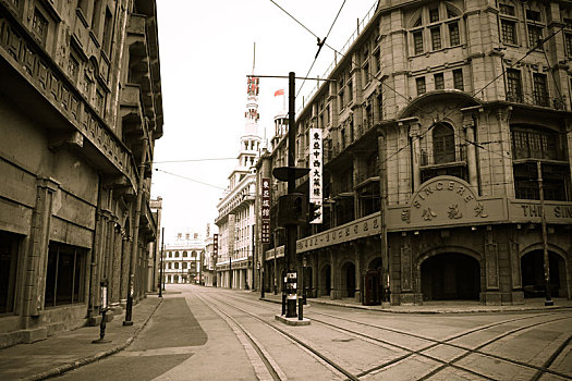 民国时期上海街头图片