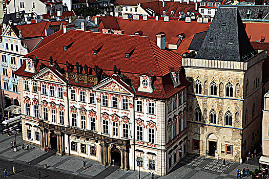 捷克共和国,布拉格,老城广场,宫殿