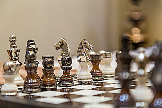 国际象棋,棋盘,棋子