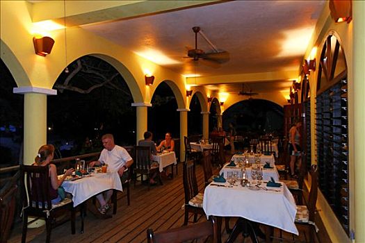 餐馆,酒店,伯利兹,中美洲,加勒比海