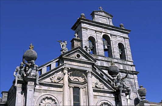 葡萄牙,山形墙,教堂塔,寺院