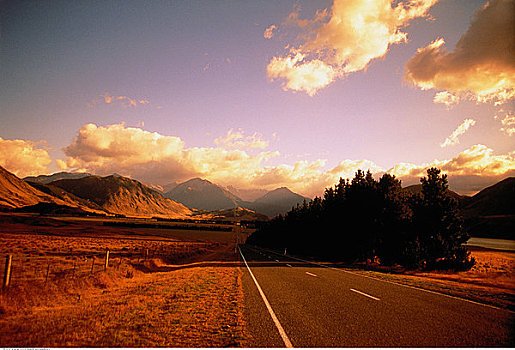 道路,南岛,新西兰