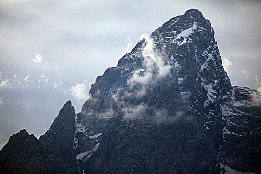 大提顿国家公园,大提顿山,大提顿峰,蛇湖,珍尼湖,杰克森湖,蒸汽,雾气,草原,草地,蓝天,水,河流,岩石,山,黑松树,黄石国家公园,北美洲,美国,怀俄明州,风景,全景,文化,景点,旅游