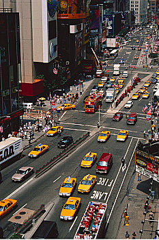 百老汇,第7大道,时代广场,曼哈顿,纽约,美国