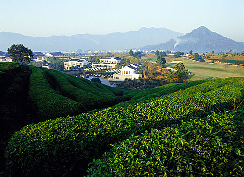 浙江富阳富春山店高尔夫球场