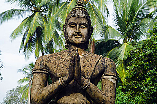 斯里兰卡,北方,中心,省,米兴特勒,雕塑,国王