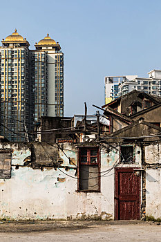 上海建筑对比