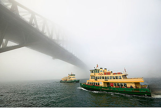 船,悉尼海港大桥,悉尼,澳大利亚