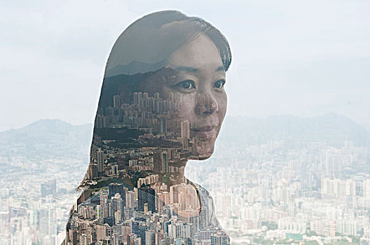 职业女性,香港,城市