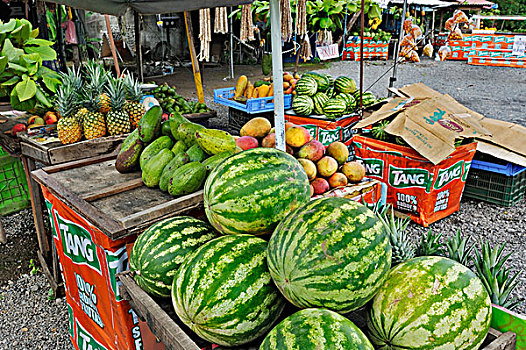 街道,水果,摊贩,圣荷塞,哥斯达黎加,中美洲