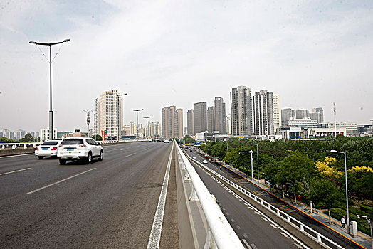 天津,道路,建筑