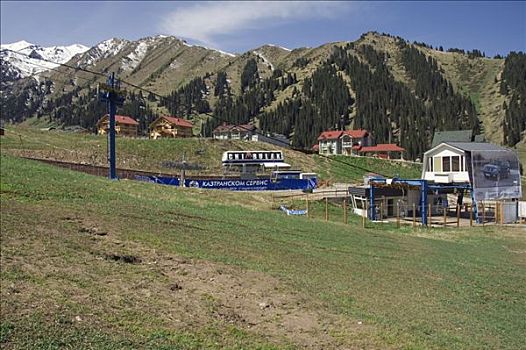 滑雪胜地,阿拉木图,哈萨克斯坦