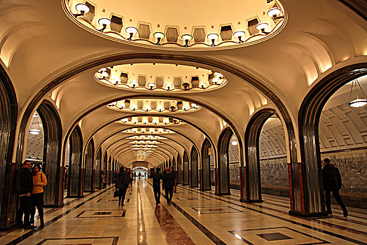俄罗斯莫斯科地铁