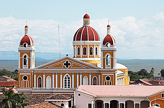 大教堂,格拉纳达,格拉纳达省,尼加拉瓜,北美