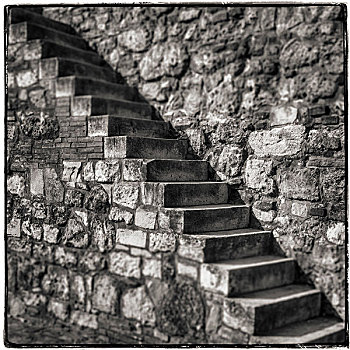 石头,楼梯