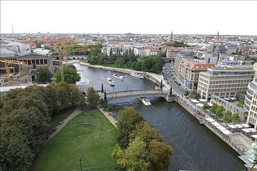 航拍,俯视,柏林,德国,欧洲