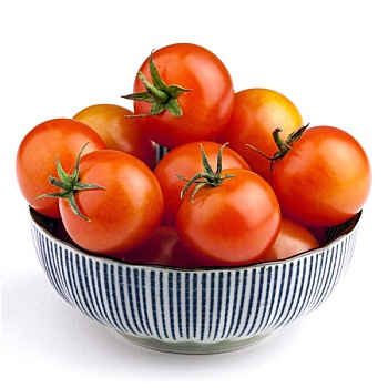碗,满,西红柿