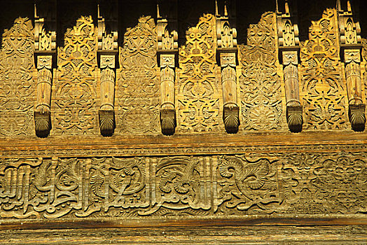 摩洛哥,马拉喀什,麦地那,老城,陵墓,传统,摩尔风格,建筑