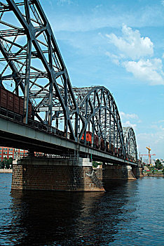 铁路桥,老城,里加