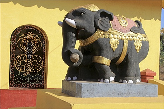 大象,雕塑,庙宇