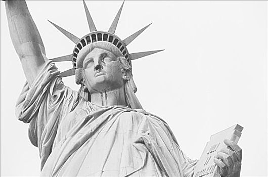 特写,雕塑,自由女神像,纽约,美国