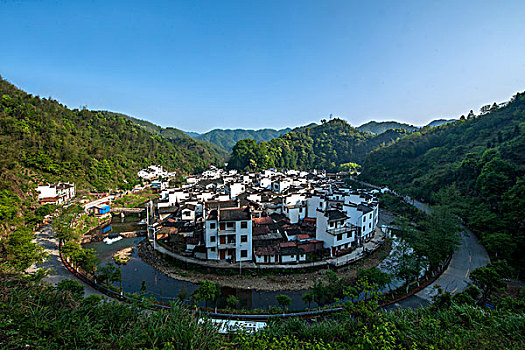 江西中国最圆的村庄,婺源菊径
