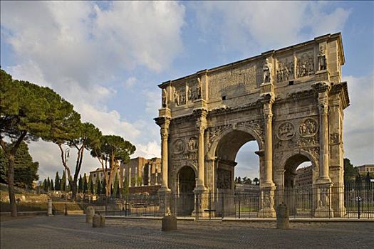 君士坦丁凯旋门,罗马,意大利,欧洲