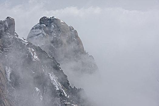 黄山风光日出日落云海