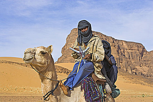 非洲,利比亚,阿卡库斯,柏柏尔人,骆驼