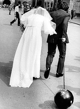新婚夫妇,钢铁,球,70年代,精准,地点,未知,捷克共和国,欧洲