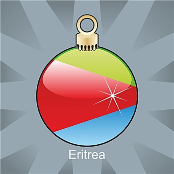 厄立特里亚,旗帜,圣诞节,形状