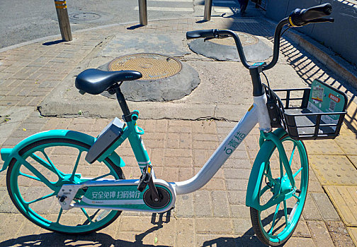 青桔共享单车图片