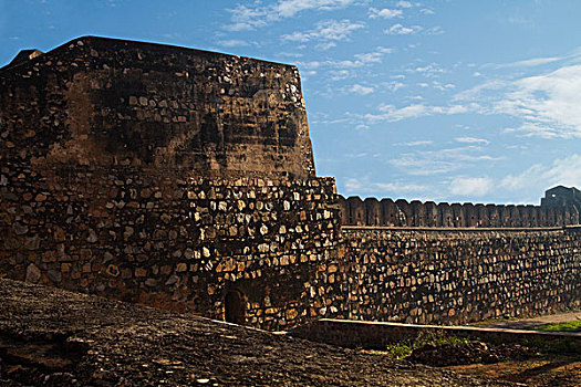 壁,堡垒,北方邦,印度