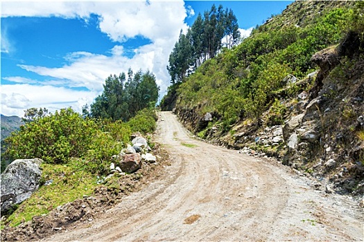 土路,山脉