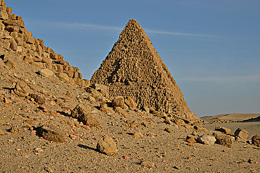 金字塔,北方,努比亚,苏丹,非洲