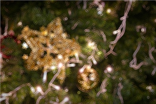 金色,圣诞节,背景,光亮,装饰,树
