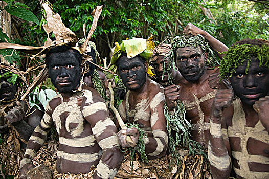 瓦努阿图,黑色,魔幻,测验,旅游,村民,特色服饰,战士,问候