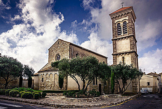 罗马式,圣马丁教堂,建造,11世纪,钟楼,风格
