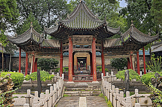 大清真寺,穆斯林,区域,老城,西安,中国