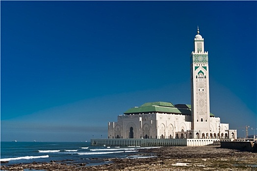 国王,哈桑二世清真寺,卡萨布兰卡,摩洛哥