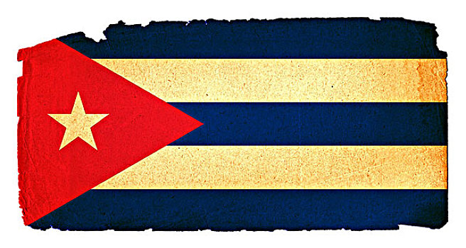 脏,旗帜,古巴
