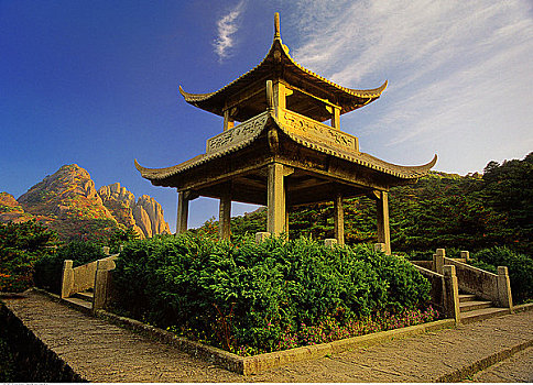 庙宇,黄山,安徽,中国