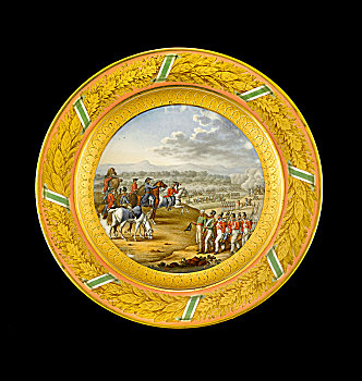 甜点,盘子,战斗,1818年,艺术家,未知