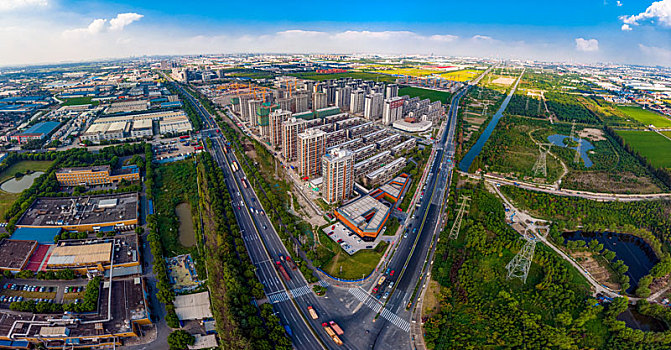 上海郊区建设发展