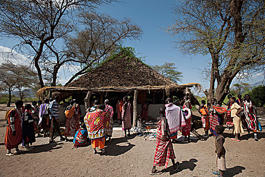 乡村,肯尼亚,非洲