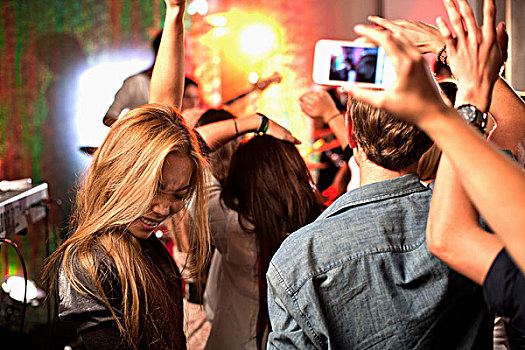青少年,摄影,乐队,拍照手机,音乐会