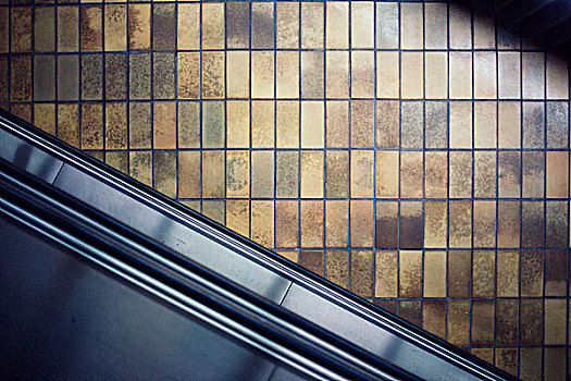 扶梯,地铁,慕尼黑,巴伐利亚,德国