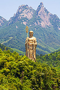 九华山大愿文化园,地藏王圣像景区